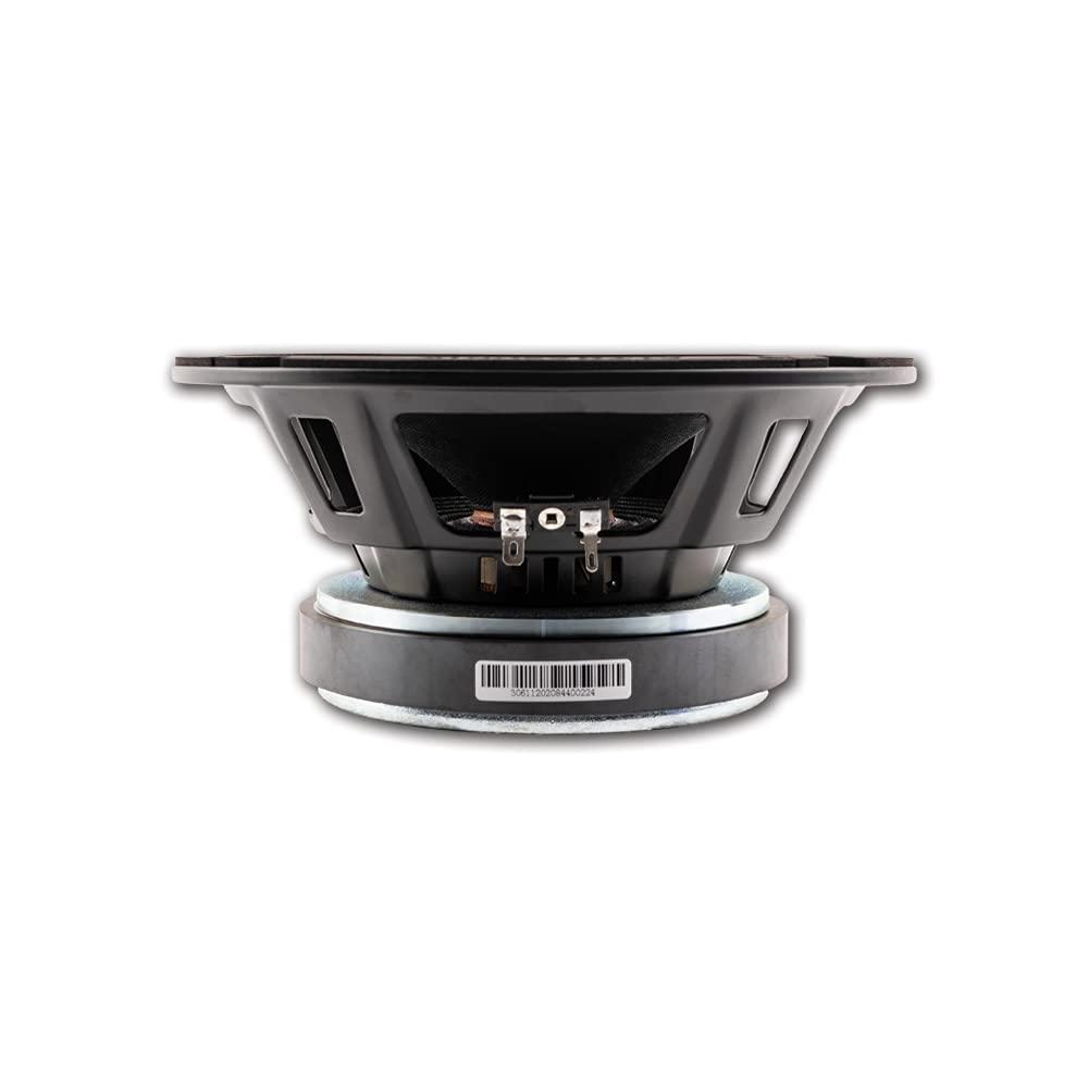 Alphasonik Alphasonik 1 Pair of NMR80 Neuron Series 8" 800 Watts Max 200 Watts RMS Mid-Range Car Audio Speaker 4-Ohm Cloth Surround, Non Pressed Paper Cone, Ferrite Magnet