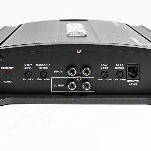 Autotek Autotek MM3020.1D Mean Machine 3000-Watt 1-Ohm Mono Amp w/Remote, Black