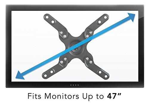 Mount-It! Mount-It! TV Wall Mount Monitor Bracket with Full Motion Articulating Tilt Arm, 15" Extension Arm Fits 17 19 20 22 23 24 26 27 28 29 30 32 35 37 39 42 47 LCD LED Displays up to VESA 200x200