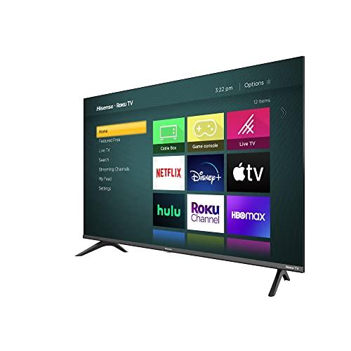 Hisense Hisense 32-Inch Class H4 Series LED Roku Smart TV with Google Assistant and Alexa Compatibility (32H4G, 2021 Model)
