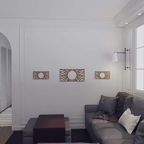 Ekena Millwork Ekena Millwork 40"W x 20"H x 14 3/4"ID x 1/4"T Hoover Wood Fretwork Pierced Ceiling Medallion, Walnut