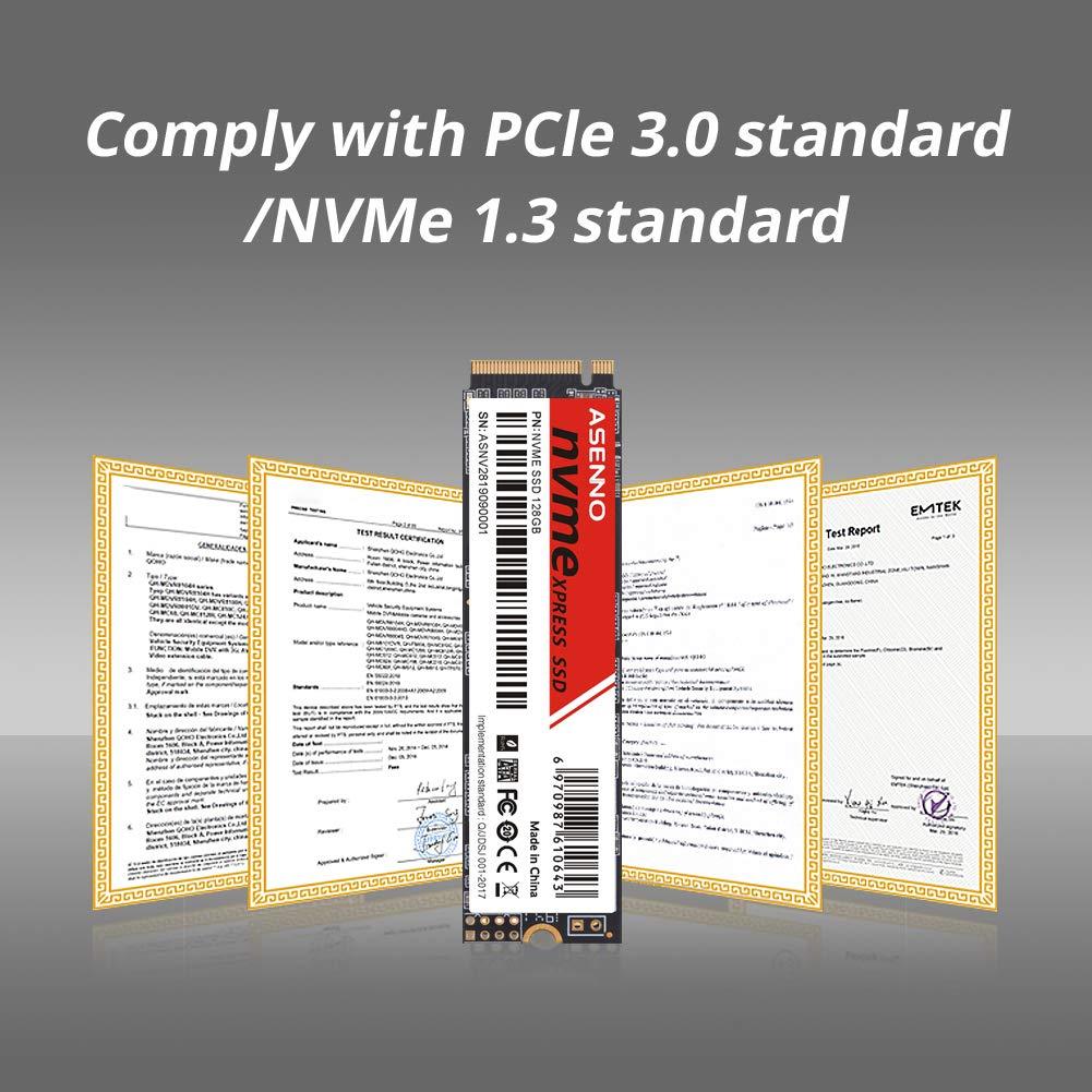 ASENNO ASENNO NVMe M.2 Internal SSD (NVMe 128GB)