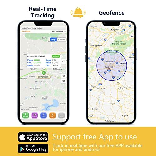SinoTrack SINOTRACK ST-901L 4G GPS Tracker for Vehicles, Car Locator Mini Real-Time Location Tracking Device, Waterproof Car Motorcycle GPS Tracker Device for Car Truck Taxi with No Monthly fee System