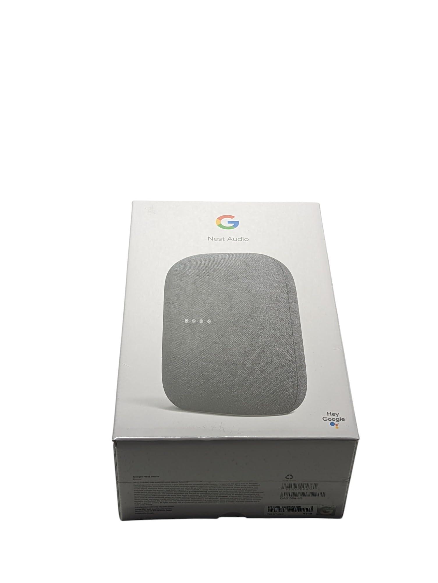 Google Google Audio Bluetooth Speaker - Wireless Music Streaming, Powerful Sound, Assistant Built-in, Wi-Fi and Bluetooth Connectivity, Smart Home Control, Stereo Pairing (Charcoal)