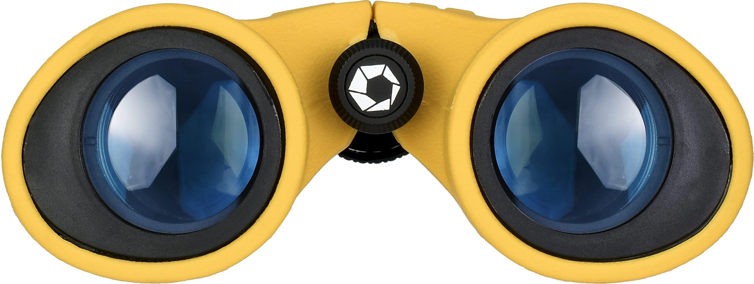 BARSKA BARSKA 10x30 WP Floatmaster Binoculars (Blue Lens, Yellow) (AB11092)