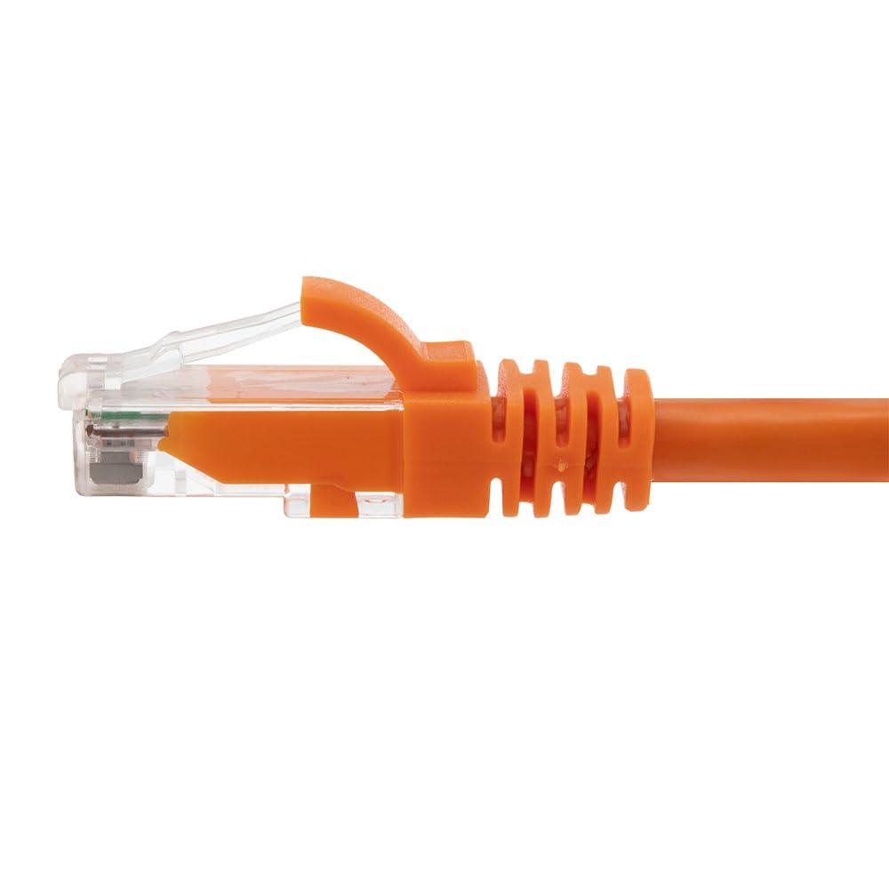 NavePoint NavePoint Patch Cable, CAT6, UTP, 24AWG/7 * 0.18 MM, 7 Ft, 10 Pack, Orange