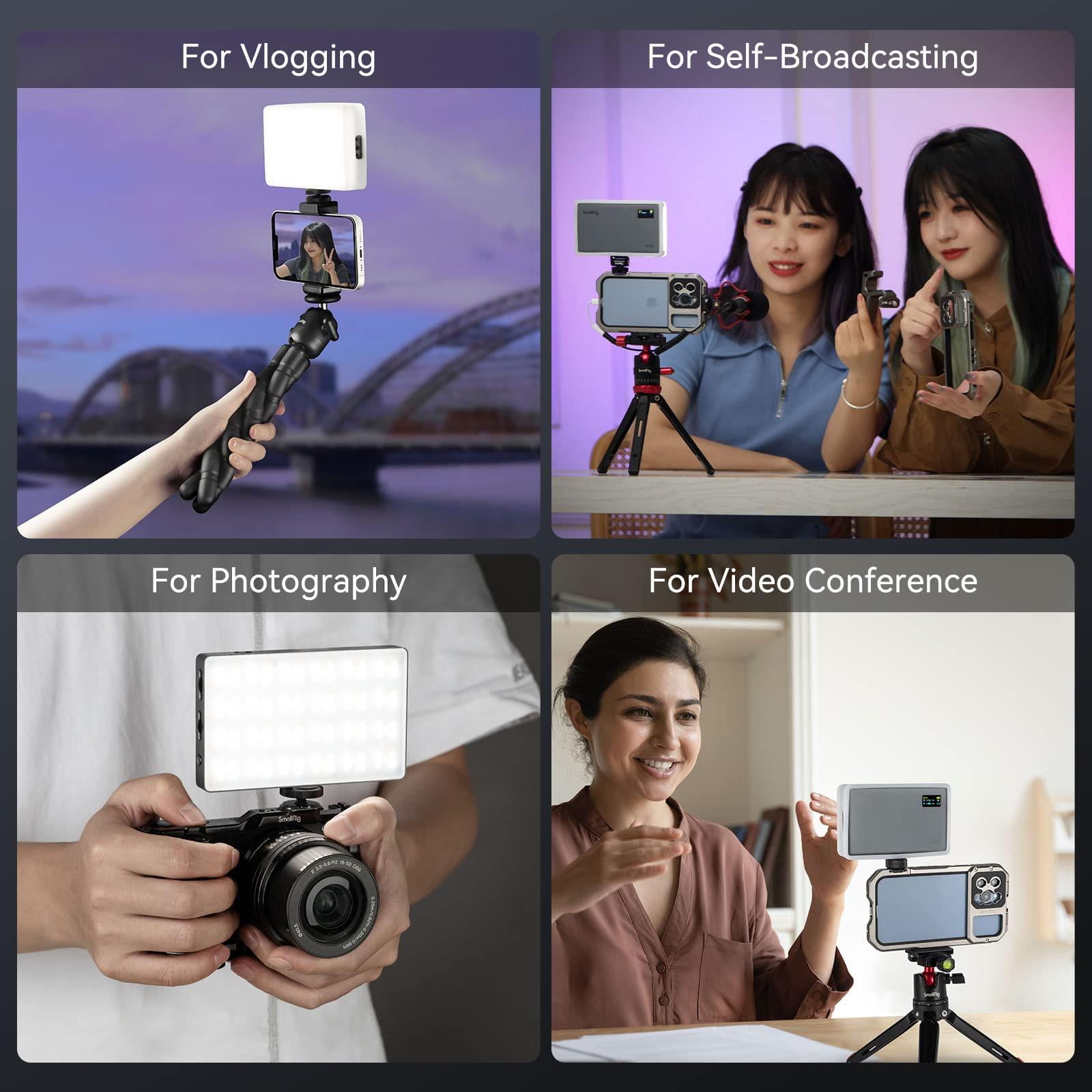 SMALLRIG SmallRig P96 LED Video Light and SmallRig RM120 RGB Video Light