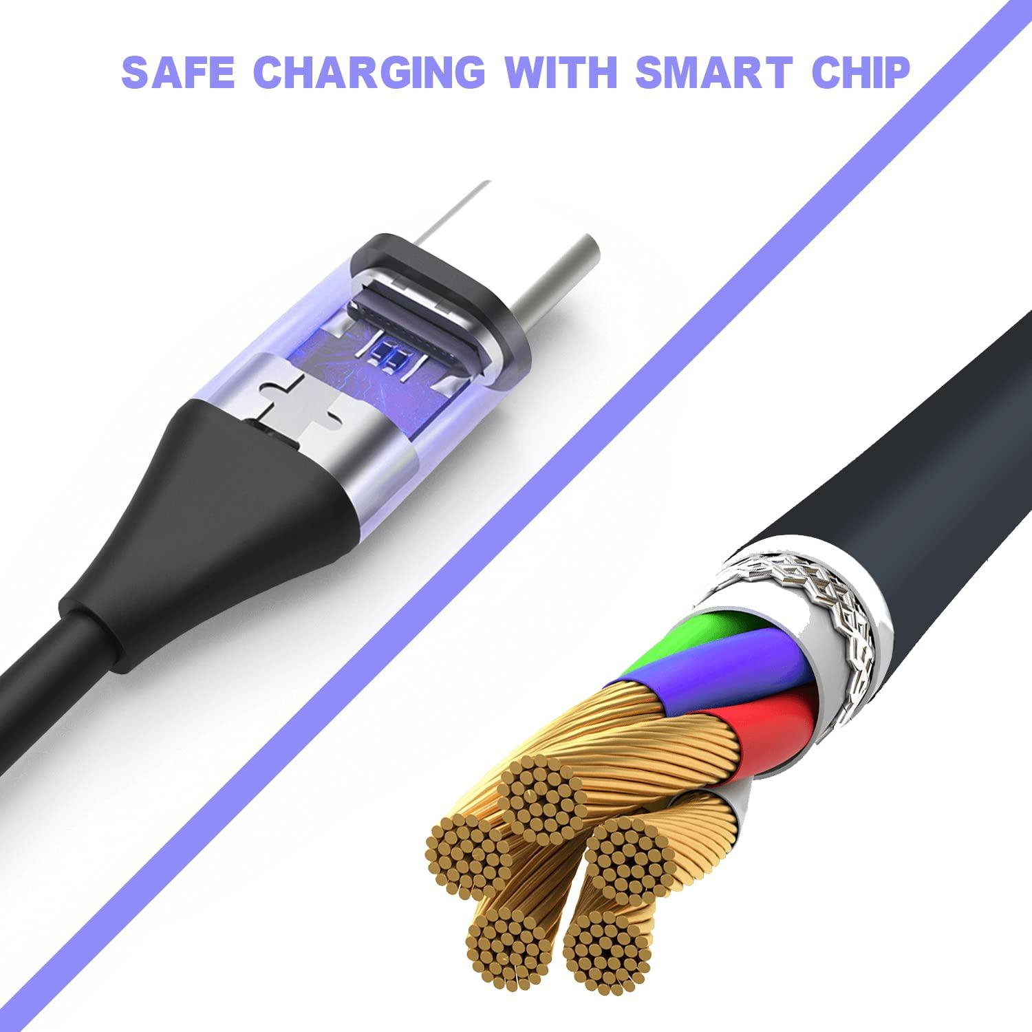 Njiwpnzo 45W USB-C Charger for Chromebook Charger: Samsung Chromebook Charger, Asus/Lenovo/Acer/HP/Dell Chromebook USB C Laptop, Fast Charging Google Chrome Laptop Charger for Computer/Galaxy Book