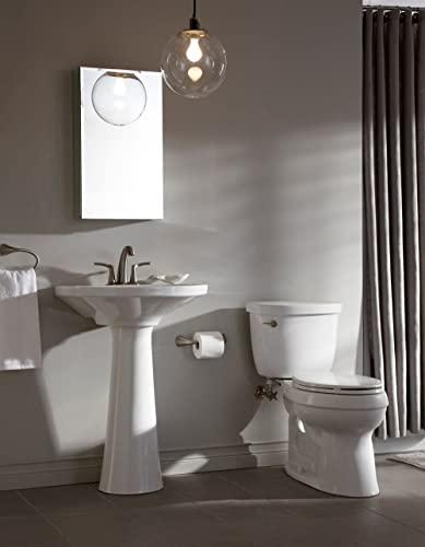 Kohler KOHLER K-CB-CLC1526FS Beveled Medicine Cabinet with Mirror Door & Adjustable Shelves, Rectangular Beveled Edge Frame, 15\" x 26\"