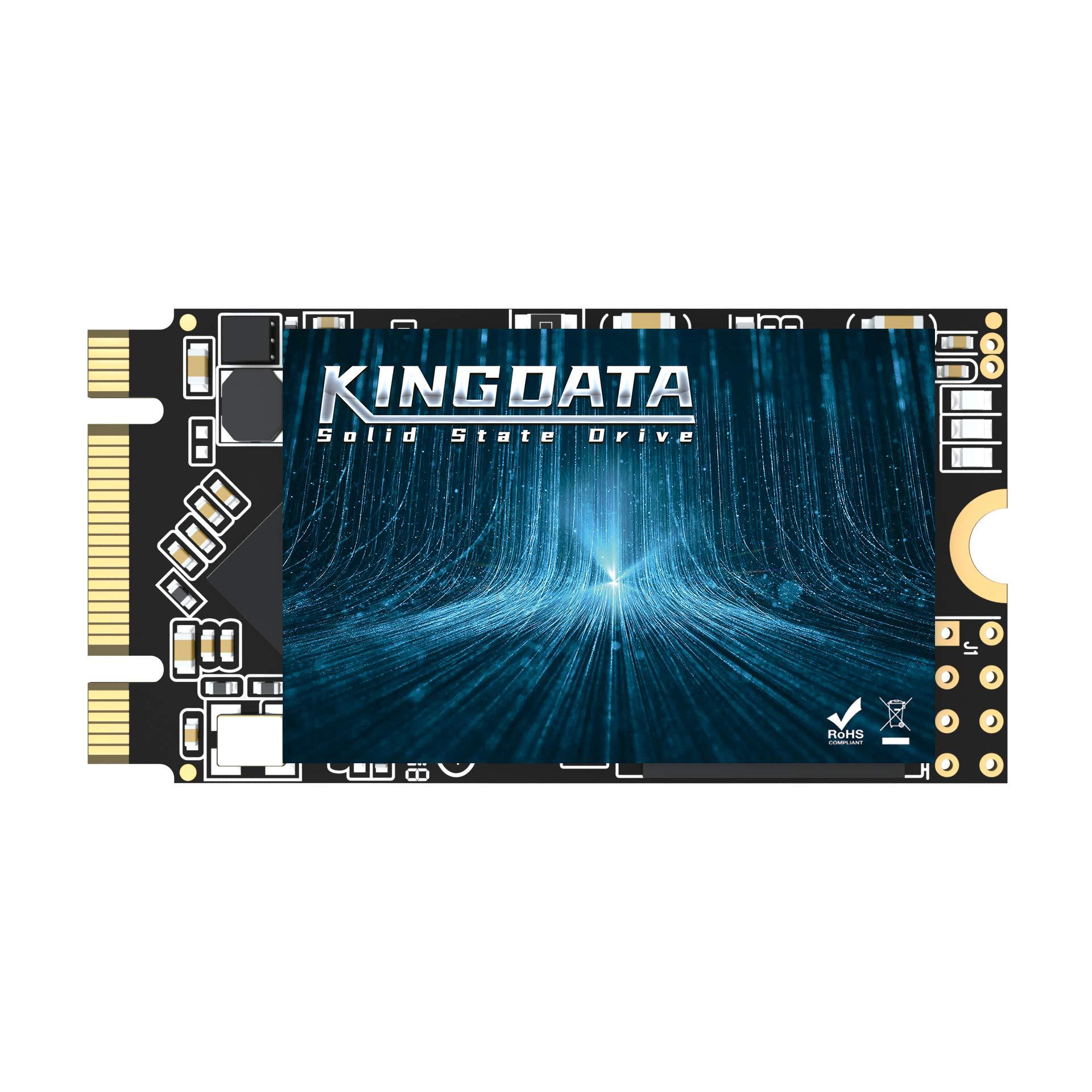 KINGDATA KINGDATA M.2 2242 SSD 128GB Ngff Internal Solid State Drive High-Performance Hard Drive for Desktop Laptop SATA III 6Gb/s Includes SSD(128GB, M.2 2242)