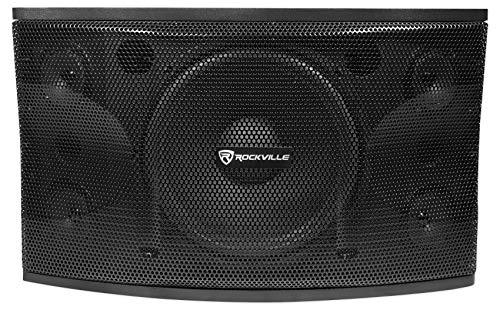 Rockville Pair RockvilIe KPS12 12" 1600w Speakers w/Wall Brackets for Restaurant/Bar/Cafe