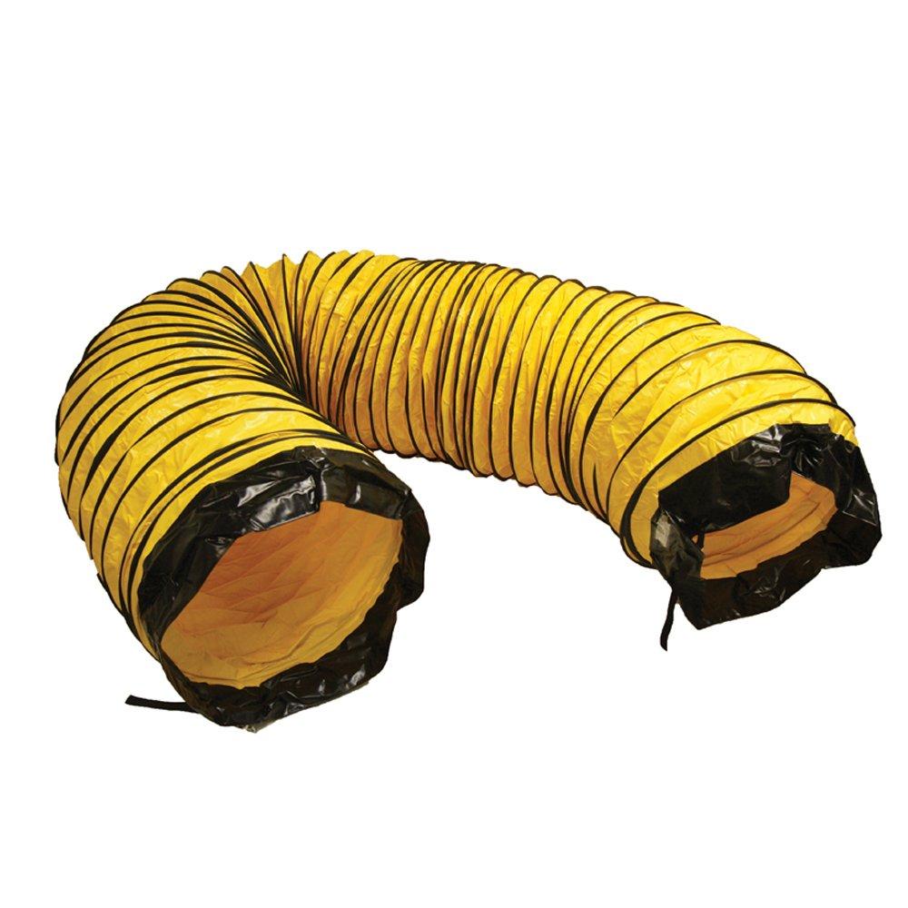Rubber-Cal Rubber-Cal \"Air Ventilator Yellow\" Ventilation Duct Hose, 18 x 25-Feet