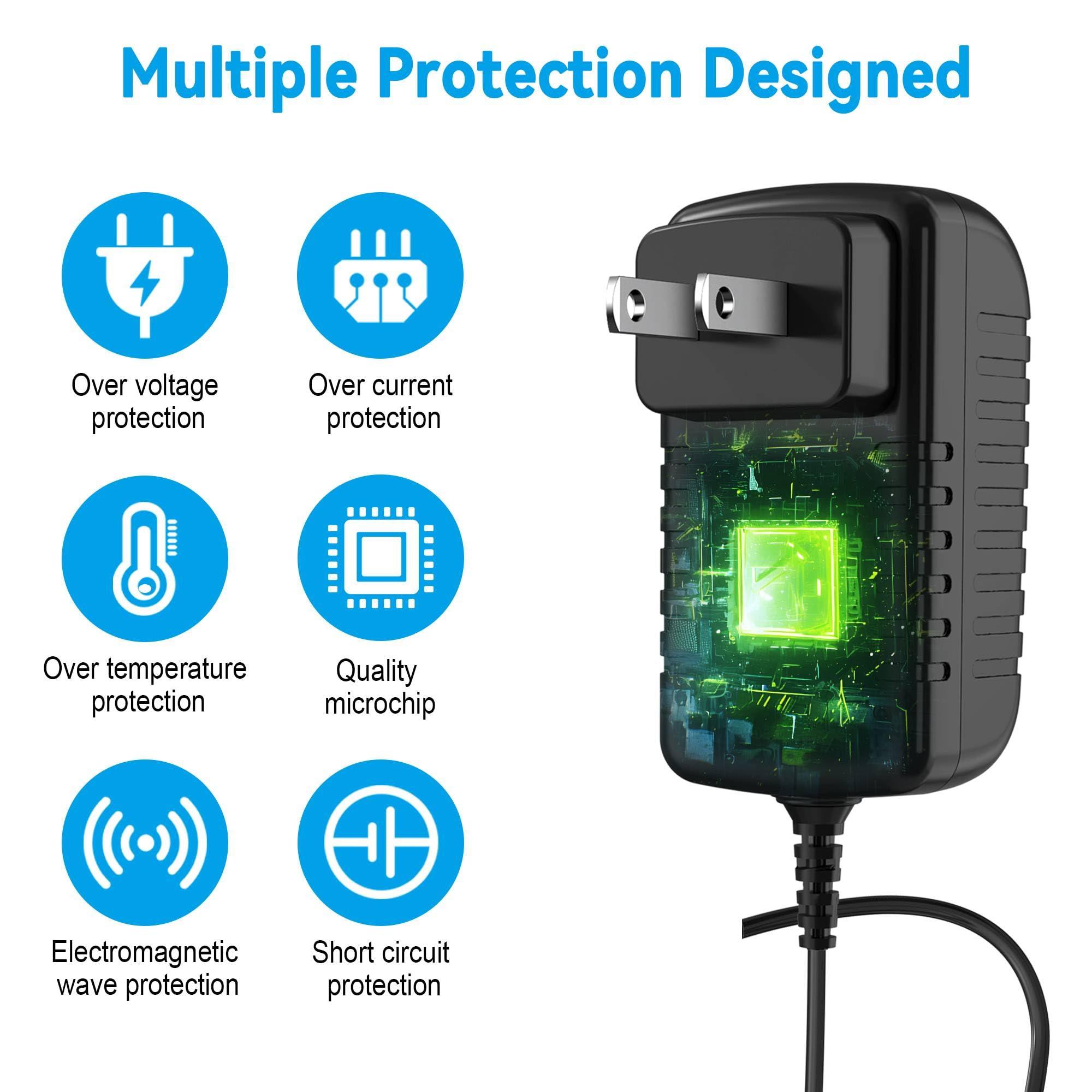 PKPOWER PK Power Adapter Charger for Archos AV340 AV380 AV320 AV400 AV420 AV480 AV440 AV500 AV520