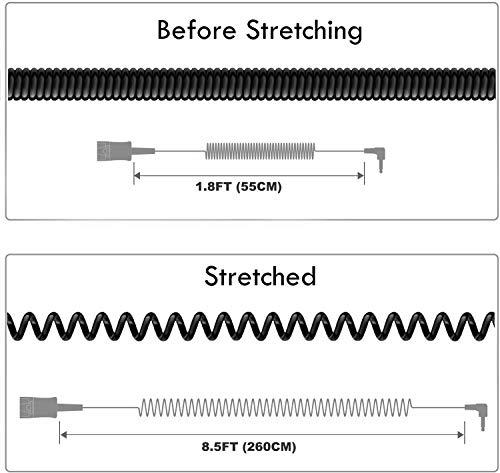 VoiceJoy Headset QD (Quick Disconnect),Compatible with Plantronics Headset.QD Cable with Single 3.5mm Plug for Smartphones Mobile Phones,Laptop etc