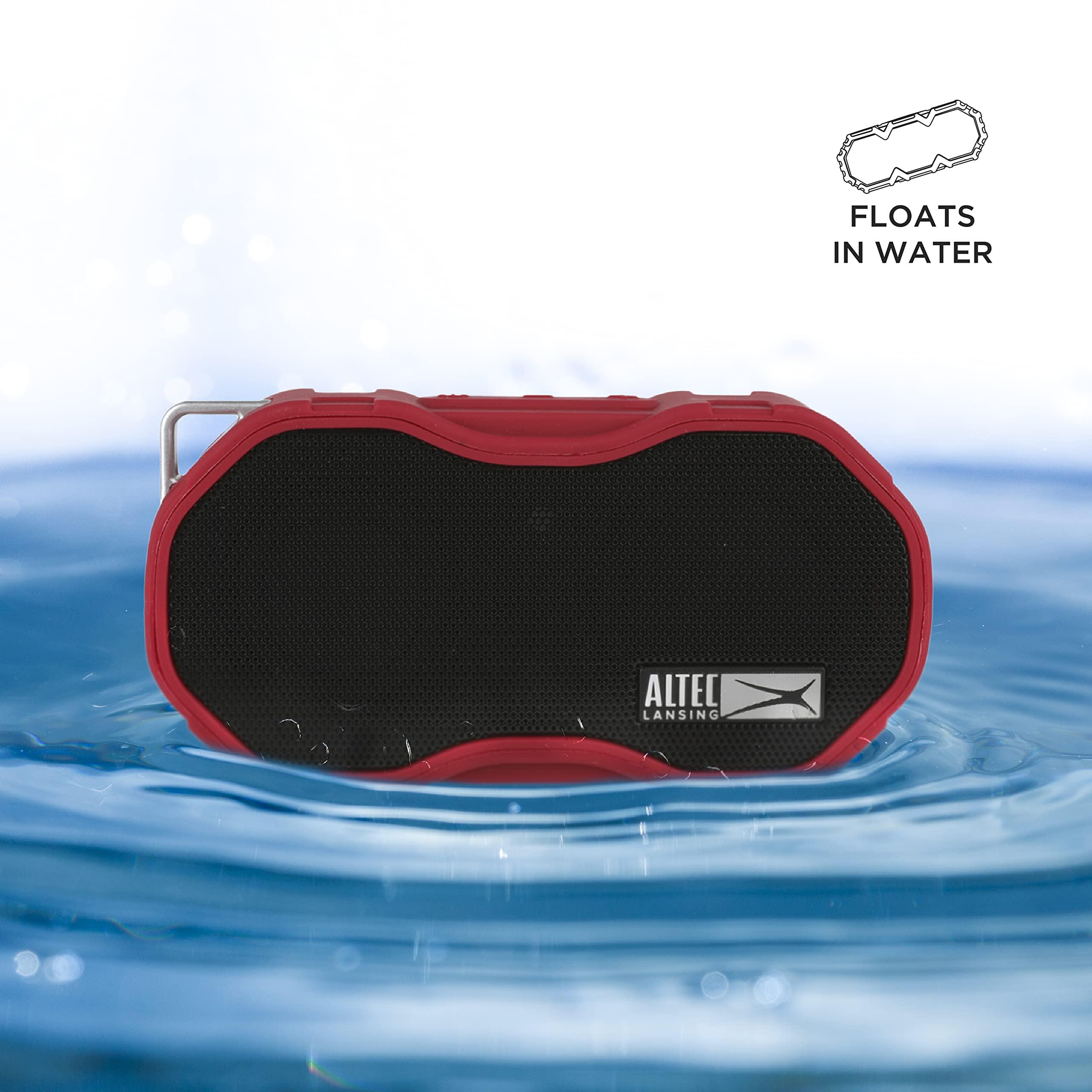 Altec Lansing Altec Lansing Baby Boom XL - Waterproof Bluetooth Speaker, Wireless & Portable Speaker for Travel & Outdoor Use, Deep Bass & Loud Sound, 2 Pack, Red