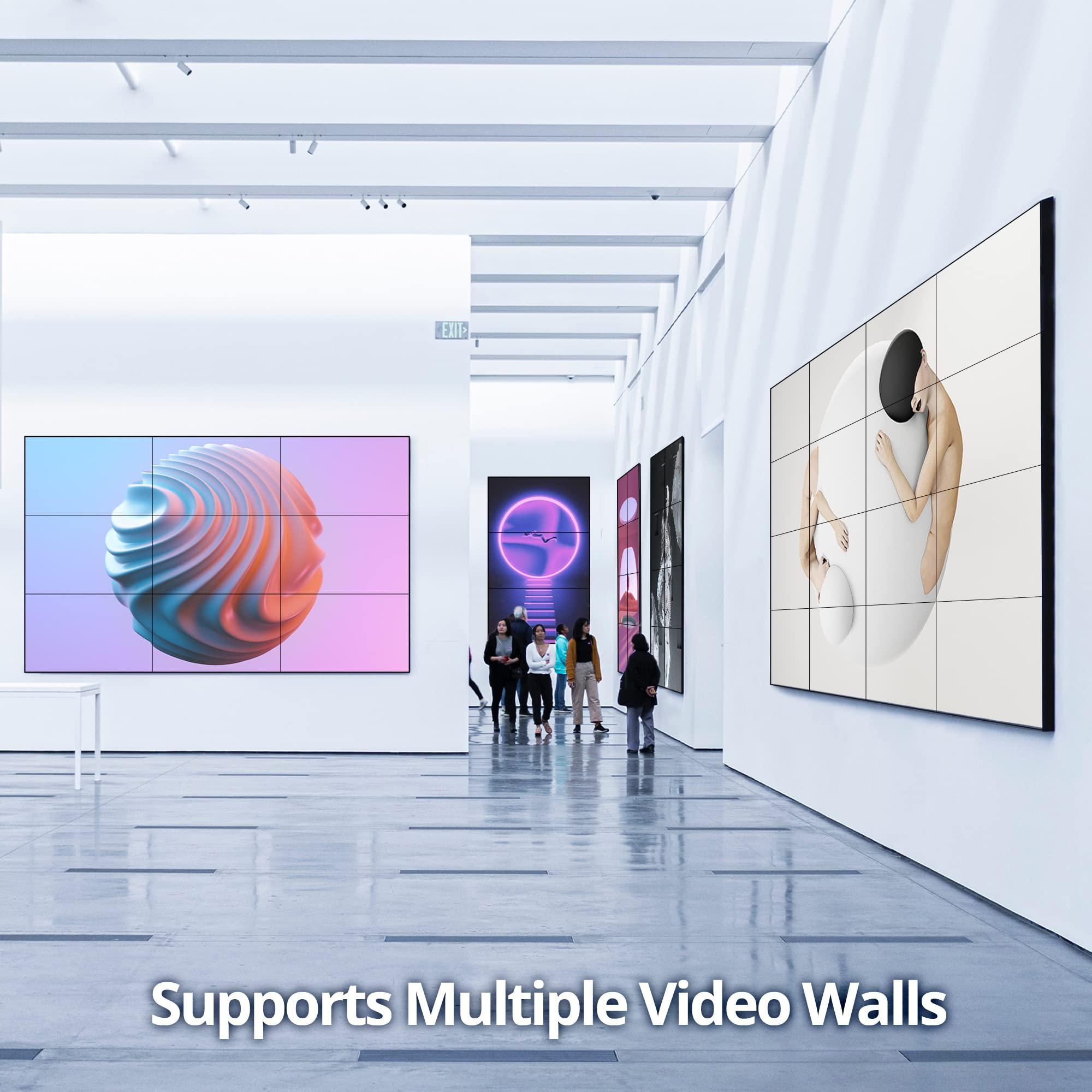 SIIG SIIG 4K HDMI Over IP Matrix Switch Transmitter Only, 4K 60Hz, USB KVM Extender, Video Wall Control, Scalable for Multiple Video Sources and Displays, IR Passthrough, PoE, TAA Compliant (CE-H27F11-S1)