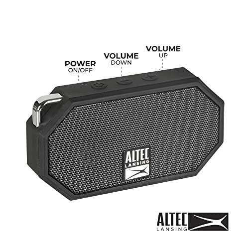Altec Lansing Altec Lansing Mini H2O - Waterproof Bluetooth Speaker, IP67 Certified & Floats in Water, Compact & Portable Speaker for Hiking, Camping, Pool, and Beach
