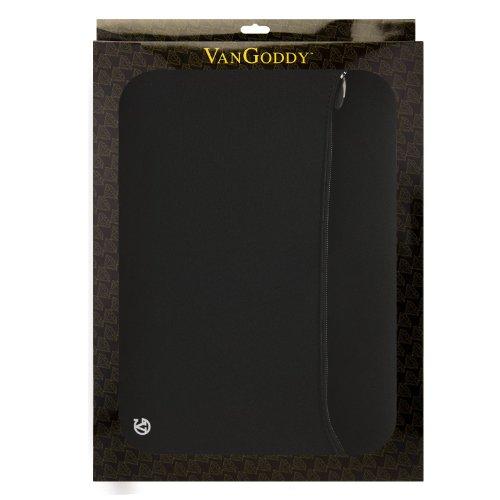 Vangoddy Jet Black Durable Neoprene Protective Laptop Sleeve Cover for Sony VAIO S Series 13.3 inch Laptop Models SVS131190X, SVS1311AGXB, SVS13112FXS, SVS13112FXP and Wristband