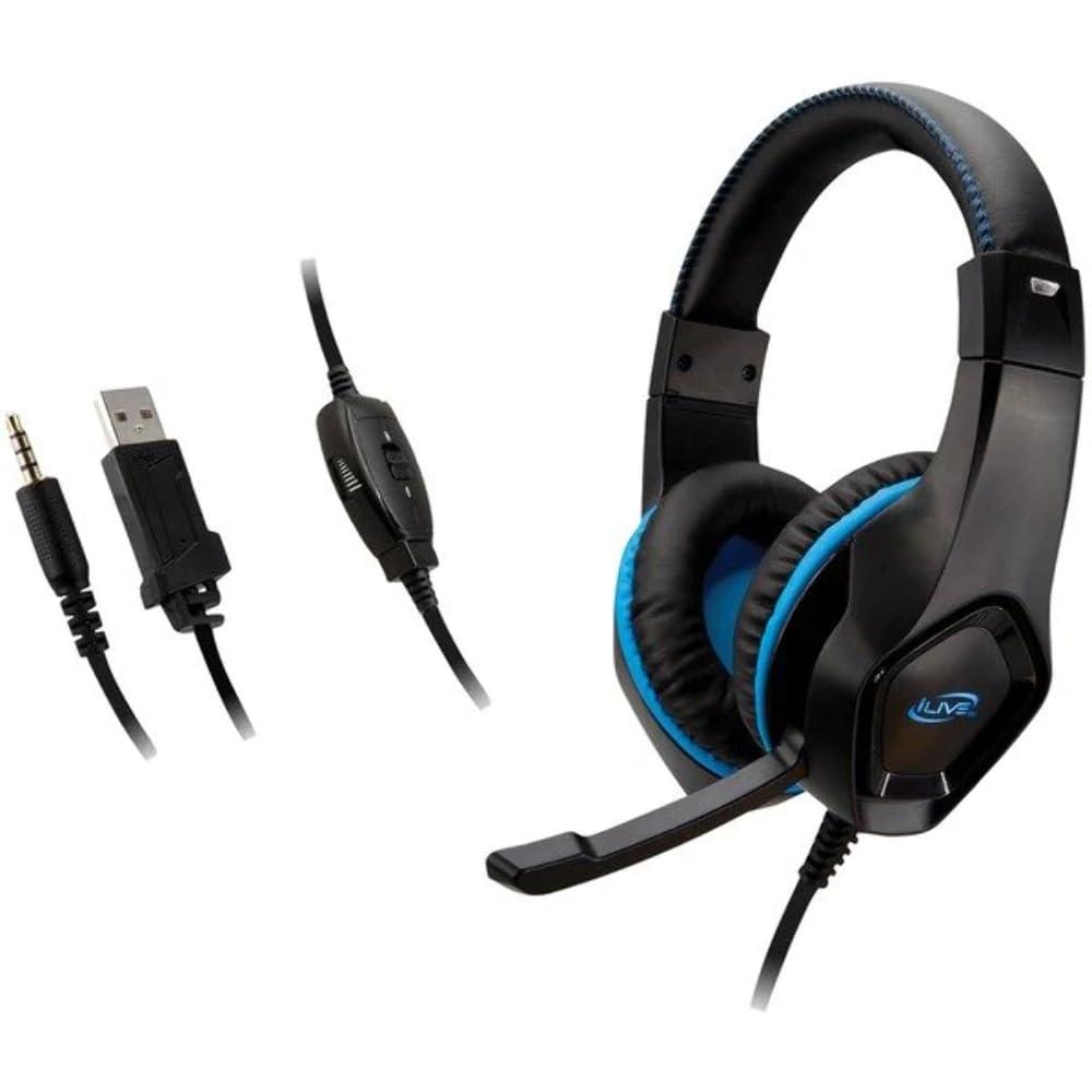 iLive iLive IAHG19B IAHG19B Gaming Headphones, Black, Standard