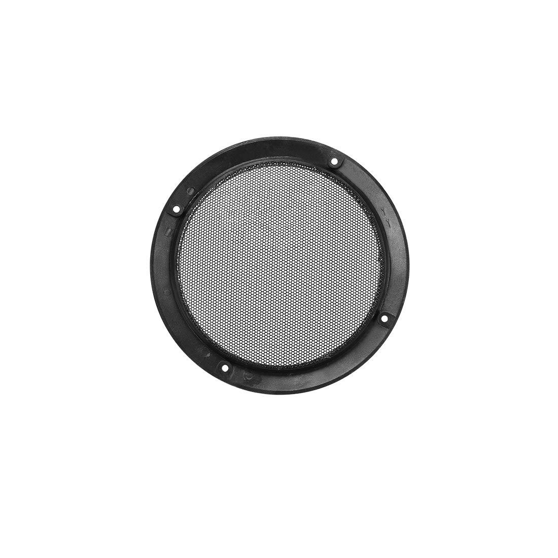 uxcell uxcell 5" Speaker Grill Mesh Decorative Circle Subwoofer Guard Protector Cover Accessories