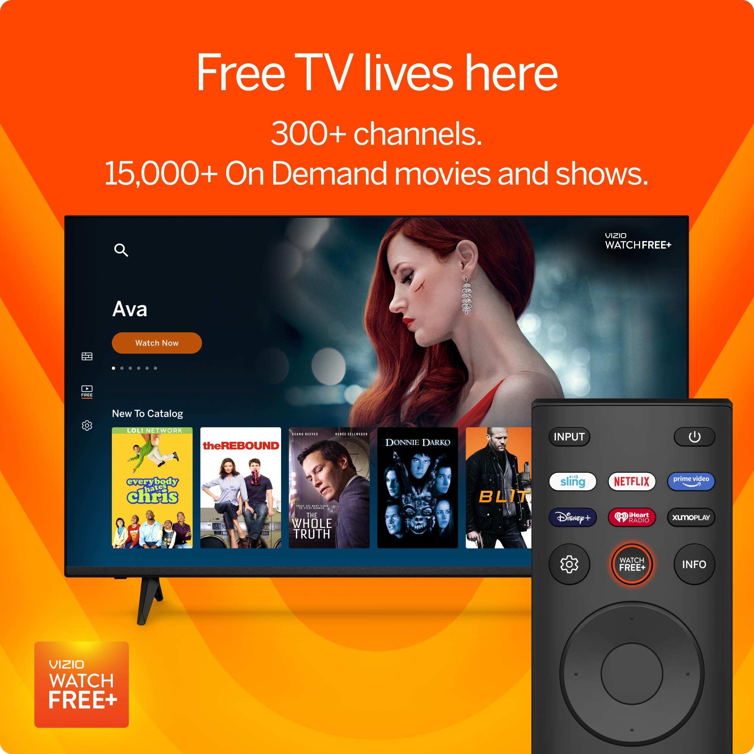 VIZIO VIZIO 32-inch Full HD 1080p Smart TV with DTS Virtual: X, Alexa Compatibility, Google Cast Built-in, Bluetooth Headphone Capable, (VFD32M-08 New) (Renewed)