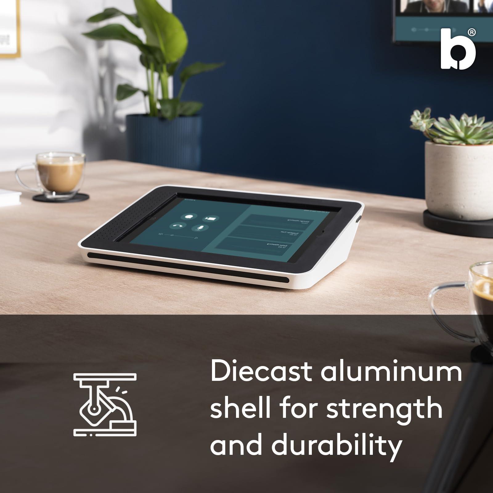 Bouncepad Bouncepad Link iPad POS Stand | iPad Stand for Business | iPad Kiosk Stand for Meeting Room Management | iPad Table Mount Tablet Kiosk | iPad Register Stand | iPad 10th Gen 10.9 | Black