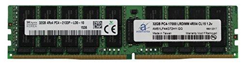 Adamanta Hynix Original 32GB (1x32GB) LRDIMM Server Memory Upgrade for HP Proliant XL230a G9 DDR4 2133MHz PC4-17000 ECC Load Reduced IMB Chip 4Rx4 CL15 1.2v DRAM Adamanta