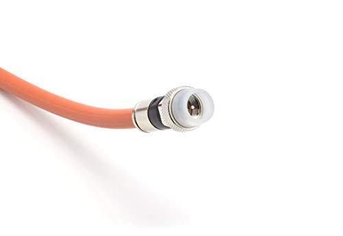 THE CIMPLE CO THE CIMPLE CO 15 Feet (4.5 Meter) - Direct Burial Coaxial Cable 75 Ohm RF RG6 Coax Cable, with Rubber Boots - Outdoor Connectors - Orange - Solid Copper Core - Designed Waterproof and can Be Buried