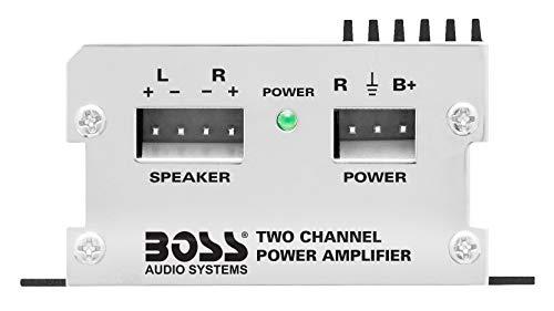 BOSS Audio Systems BOSS Audio Systems CE102 2 Channel Car Amplifier - 100 Watts, Full Range, Class A/B, IC (Integrated Circuit)