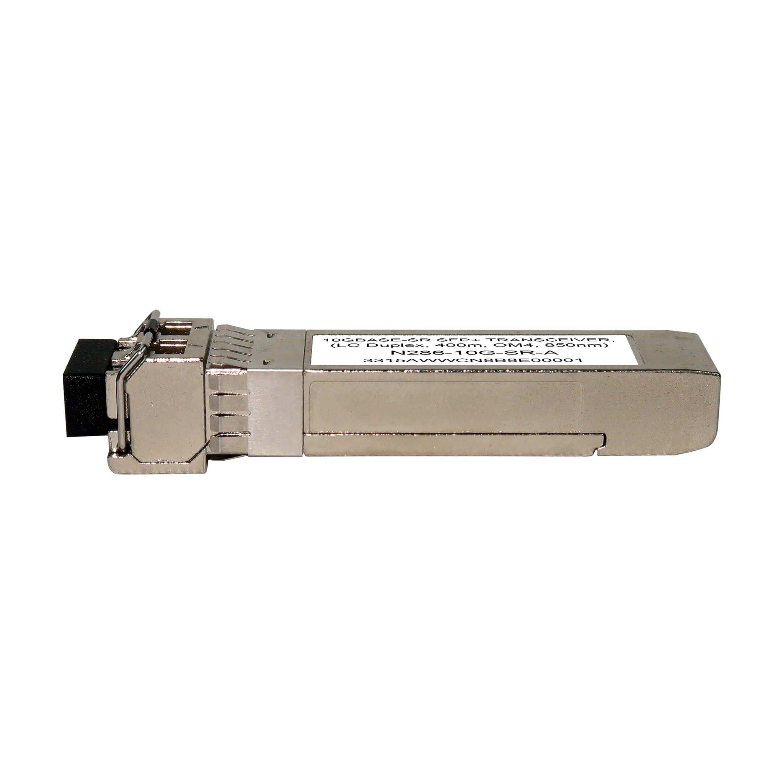 Tripp Lite Tripp Lite Eaton Series SFP-10G-SR Arista Compatible 10GBase-SR SFP+ Transceiver Module, LC Duplex Multimode Fiber MMF, 10 Gbps, 850 nm, 1312 Feet / 400 Meter Length, 3-Year Warranty (N286-10G-SR-A)