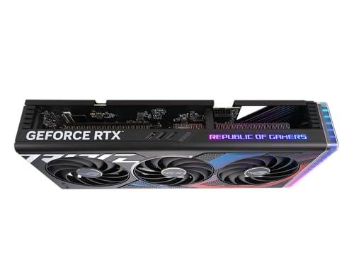 ASUS ASUS ROG Strix GeForce RTX 4070 Super OC Edition Gaming Graphics Card (PCIe 4.0, 12GB GDDR6X, DLSS 3, HDMI 2.1a, DisplayPort 1.4a, Massive Vented Backplate, Power Sensing, Aura Sync)