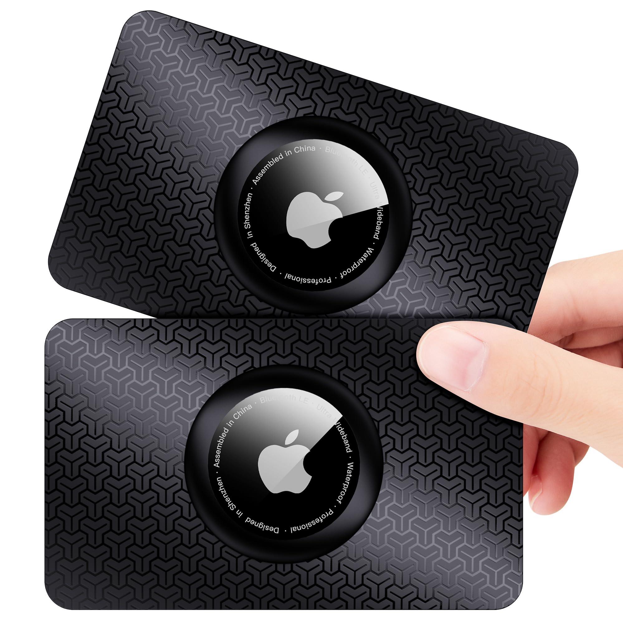 citymore AirTag Wallet Holder Slim Card Insert [2 Pack] Flexible Thin Airtag Wallet Card Case Cover Compatible with Apple AirTag,for Badge, Gift,Business Card Cases,Air Tag Case Accessories,Patent Pending