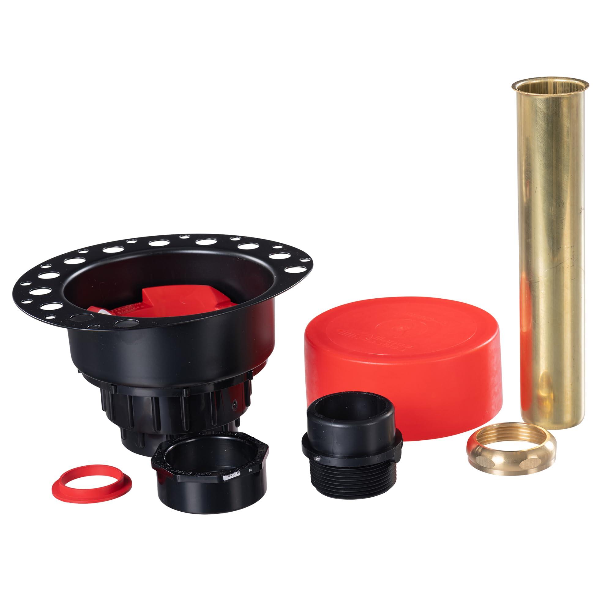 osb OS&B ABS Island Tub Drain Rough-in for Freestanding Bathtub, Simplifies Installation, Water, Air, and Smoke Testable Tub Drain, Designed for 8\"/10\" Joist Space, Plumbing Supplies