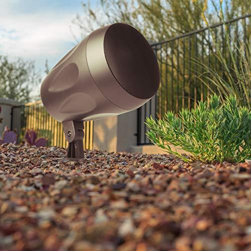 OSD Audio OSD Forza 6.5" Landscape In Ground/Mountable 80W Speaker, Commercial 70V Tap, Outdoor Weather Resistant, Bronze (Single)