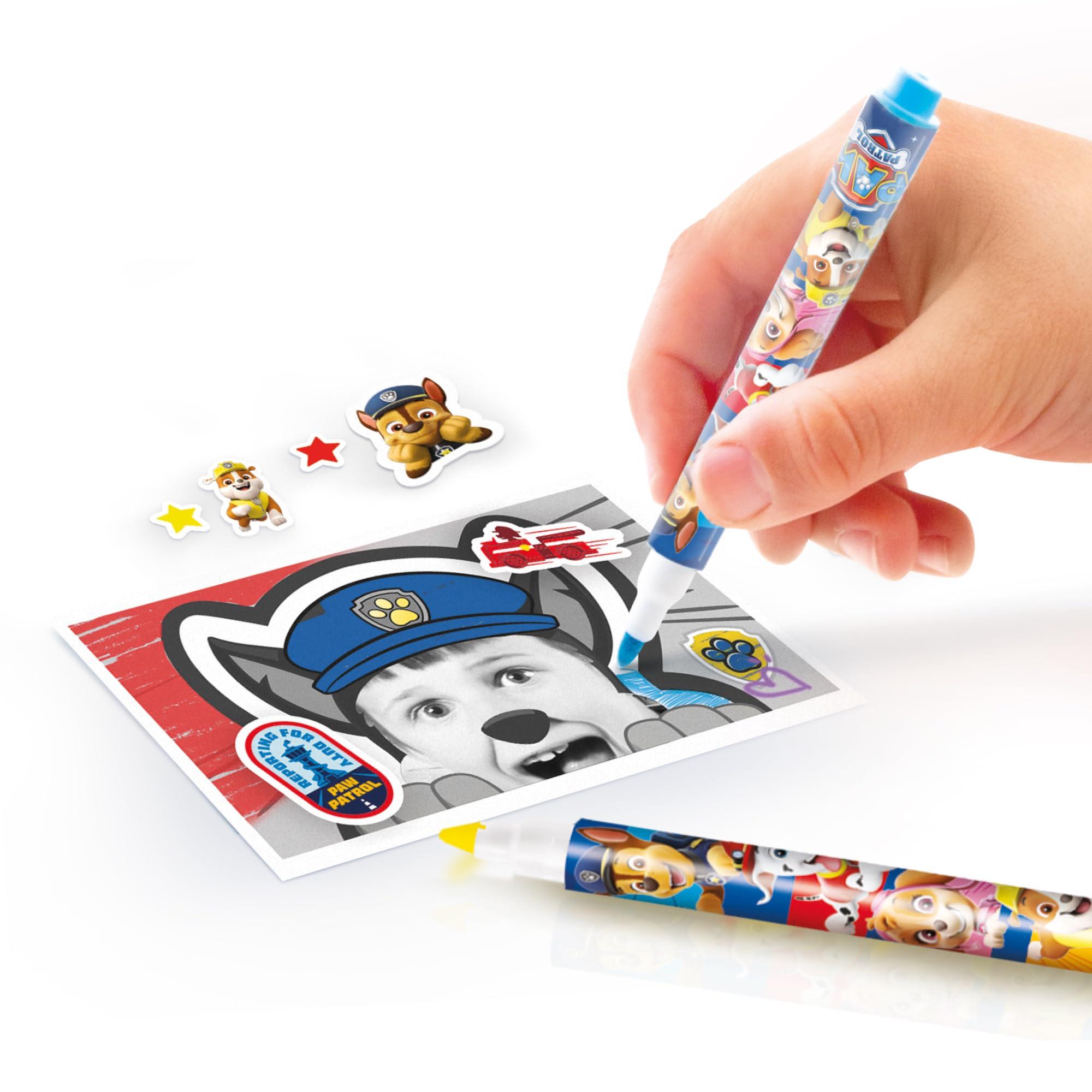 Canal Toys Paw Patrol My First Instant Camera; Photo, selfie, and video functions; Ink free printing; Frames and filters can be added digitally; Stickers and markers can be added after printing-Amazon Exclusive