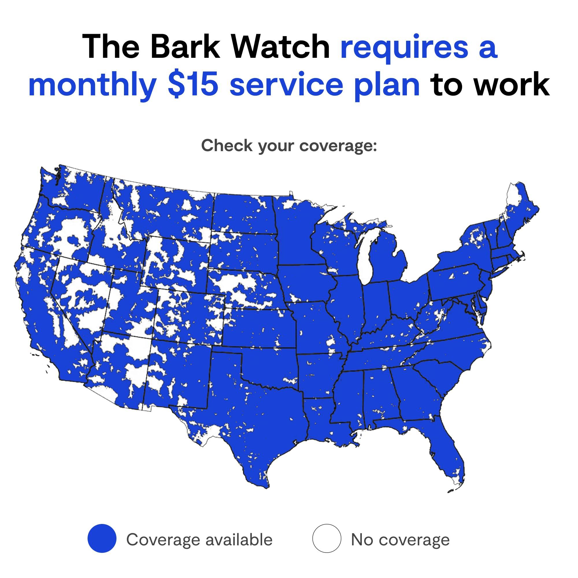 Bark Bark Watch - Safest Smart Watch for Kids - Talk and Text - GPS Tracking - Text, Video, and Phone Monitoring - Manage All Contacts - SOS Button - CV16