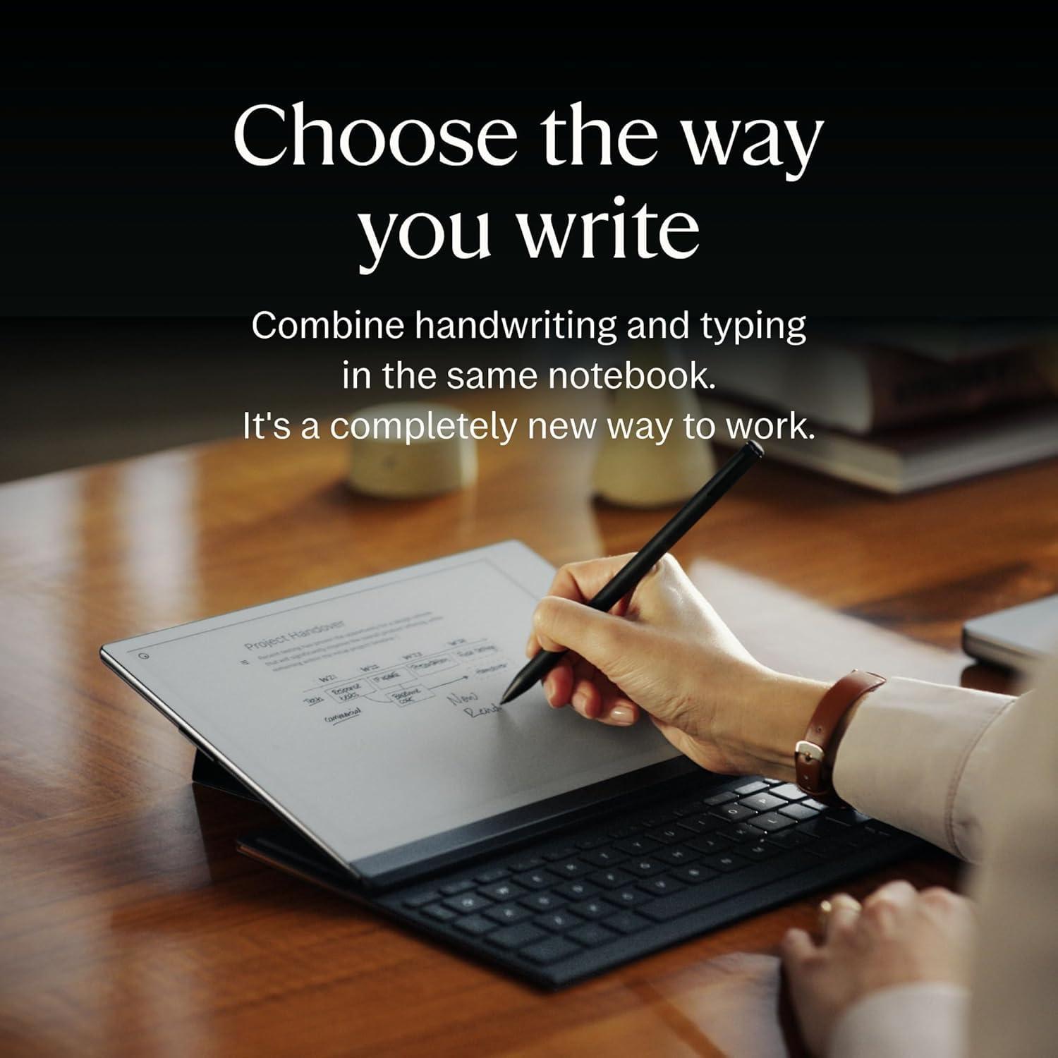 reMarkable reMarkable 2 Type Folio - Brown | Keyboard for The 2 Paper Tablet | US English