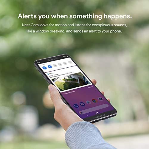 Google Google Nest Cam Outdoor - 1st Generation - Weatherproof Camera - Surveillance Camera with Night Vision - Control with Your Phone