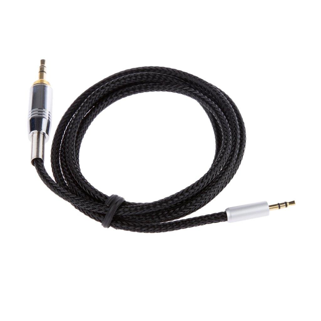 Tiuimk Tiuimk Replacement Cable for AKG Y45BT Y50 Y40 Y55 Headphones - 1.2m, 3.5mm/6.35mm to 2.5mm, Black