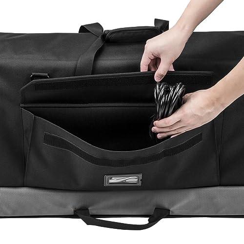 SLINGER Slinger SLINGER Foldable Padded Nylon Tote Carrying Case - LCD Transport Case for Displays, Computers, Monitors & TVs Between 27\" - 32\" - Water Resistant - Shoulder Strap & Handle Options