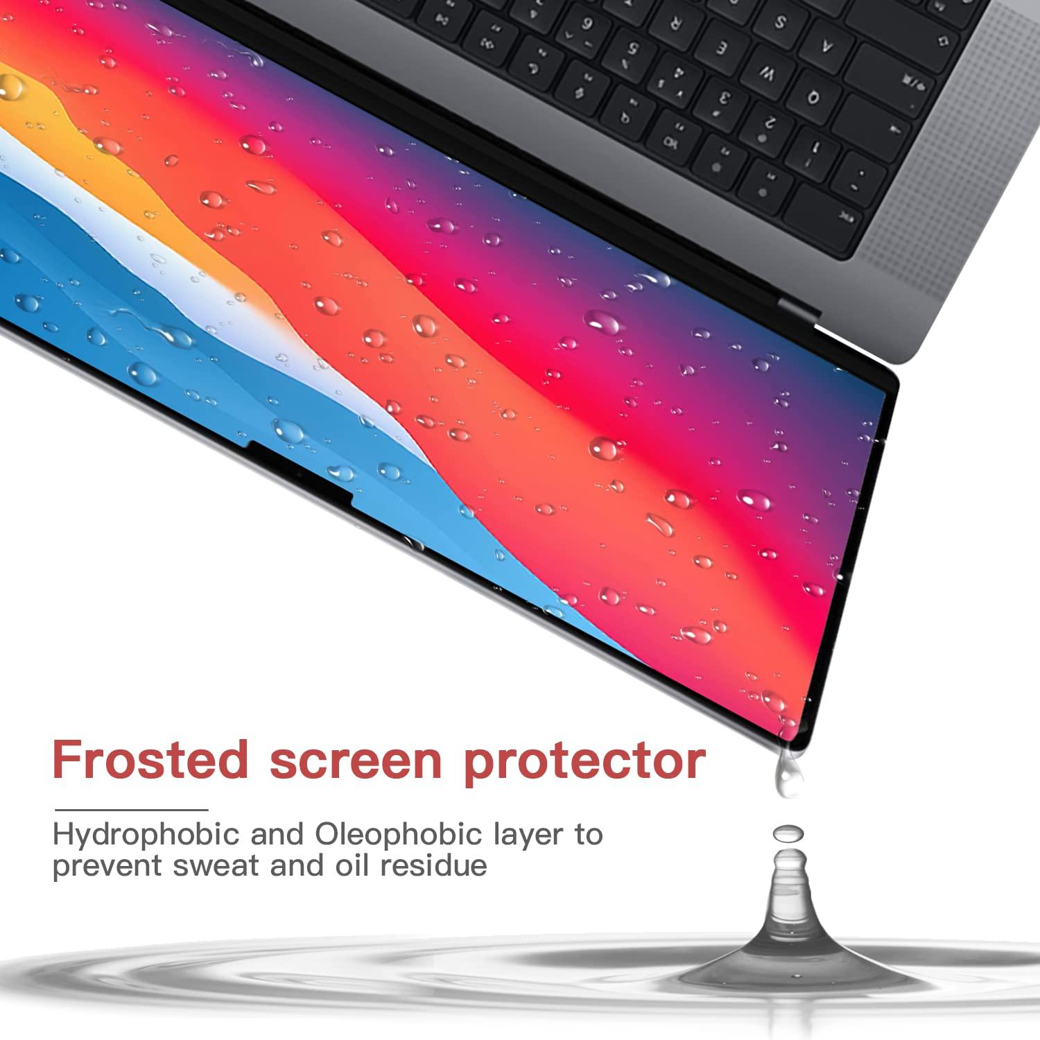 ANTOGOO V 2 Pack Compatible with MacBook Pro 14 Inch Screen Protector (M4, M3, M2, M1, Pro/Max), Anti Glare Scratch Matte Screen Protector for MBP 14.2\'\'(2021-2024 )
