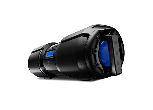 Sharp Sharp GXBT9 Portable Bluetooth Boom Box (Black), 10.80 x 29.50 x 11.00