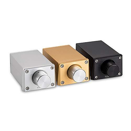 Nobsound Nobsound High Precision Passive Preamp Volume Controller VOL Control HiFi Preamplifier ALPS (RCA&HiFi Version, Black)