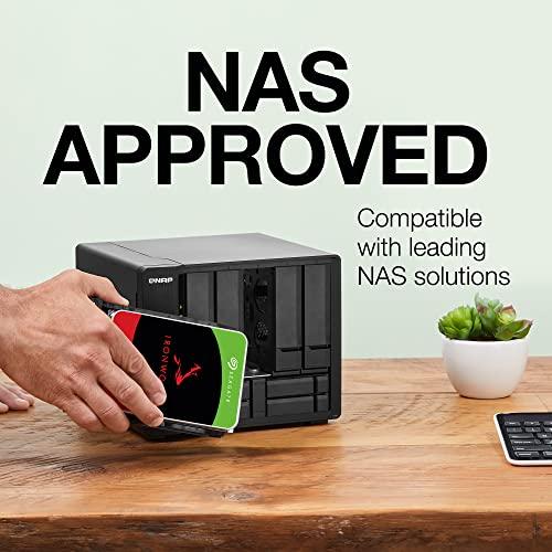 Seagate Seagate IronWolf 3TB NAS Internal Hard Drive HDD CMR 3.5 Inch SATA 6Gb/s 5900 RPM 64MB Cache for RAID Network Attached Storage, Rescue Services Frustration Free Packaging (ST3000VZ007)