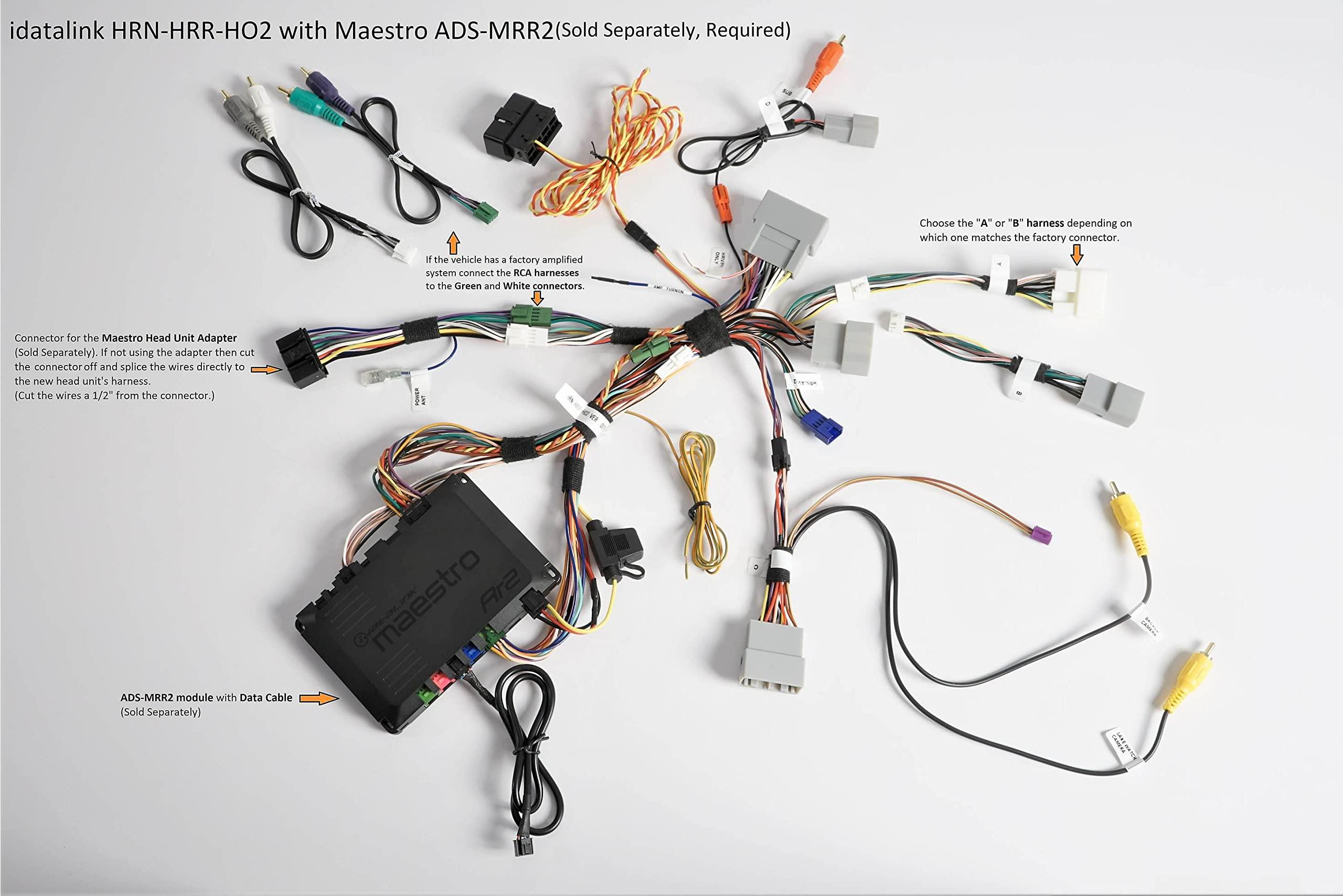 Idatalink Idatalink Maestro Compatible with Honda and Acura Vehicles (2006-2011) HRN-HRR-HO2 Plug and Play Harness