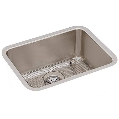 Elkay Elkay Lustertone ELUH211510DBG Single Bowl Undermount Stainless Steel Sink Kit