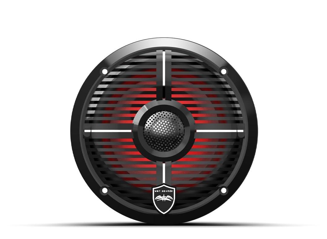 wet sounds wet sounds | REVO 6 W-B V3 | REVO Series 6.5-inch High-Output Component Style Coaxial Speakers w/XW-Black RGB Grilles