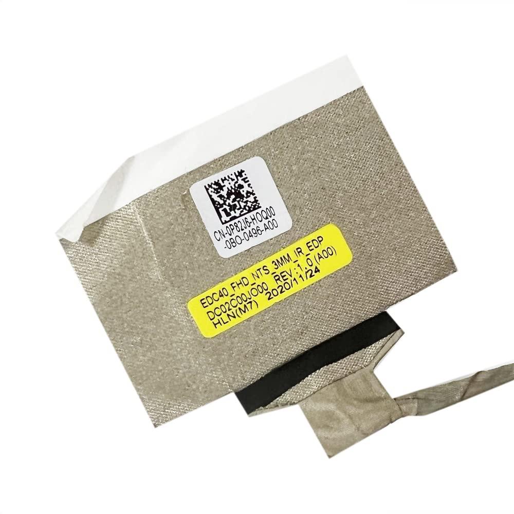 DirectNine Basics GINTAI Laptop 30PIN No Touch LCD FHD IR EDP 3MM Cable LED LVDS Video Screen Line Display Flex Cable Wire Replacement for Dell Latitude 7400 E7400 EDC40 DC02C00JO00 0P82J6