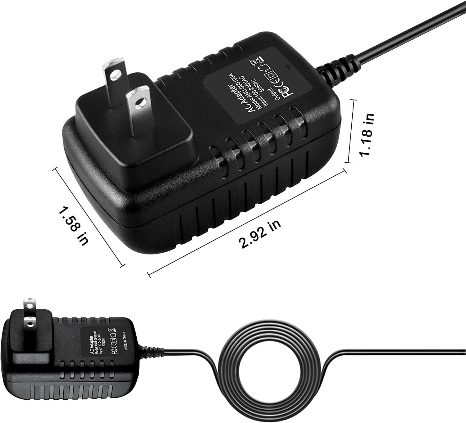 GUY-TECH Guy-Tech 9V-12V 1A-2A AC/DC Adapter for Sylvania Portable DVD Player Sdvd9020 Sdvd7014 Sdvd9002 Sdvd7027 Sdvd8737 Sdvd9000b2 Sdvd8727 Sdvd8732 Sdvd7015 Sdvd1048 Sdvd7015 DVD Player