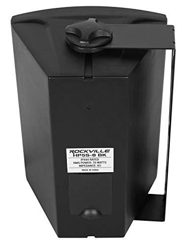 Rockville Rockville 2 HP5S-8 BK 5.25" Outdoor/Indoor Swivel Home Theater Speakers in Black